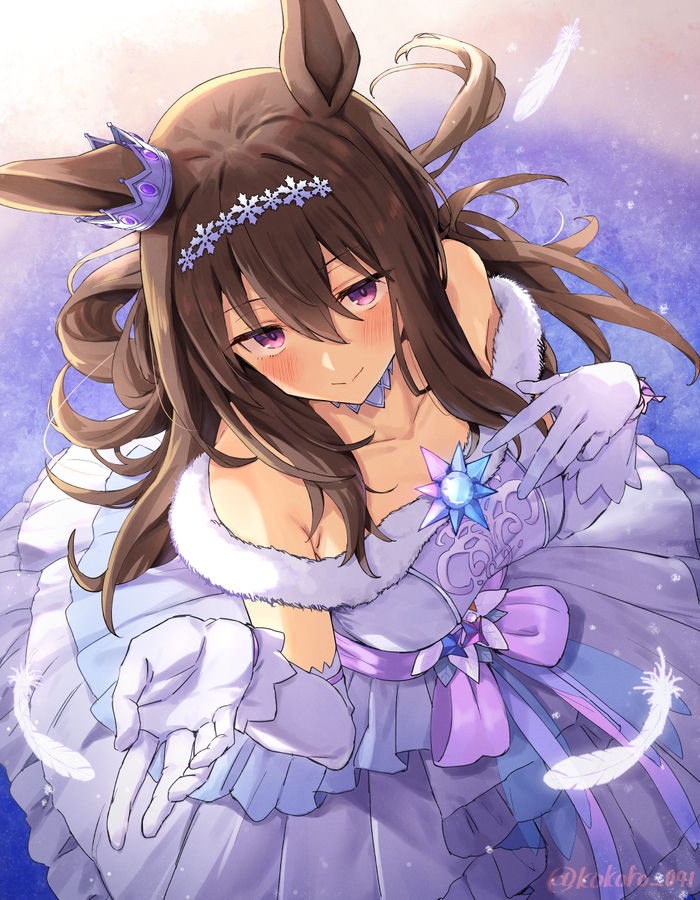 Admire Vega , Anime Art, Uma Musume Pretty Derby, Admire Vega, Animal Ears