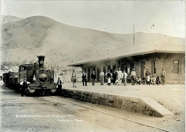 Станция Бабертона, на базе которой были ненадолго восстановлены артиллерийские мастерские, 1901.
