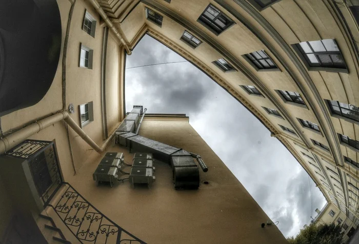 Zenithar 16, my love 1 - My, Saint Petersburg, Lyrics, Lens, Courtyard, Zenitar, Fishye, Longpost