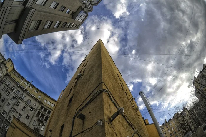 Zenithar 16, my love 1 - My, Saint Petersburg, Lyrics, Lens, Courtyard, Zenitar, Fishye, Longpost