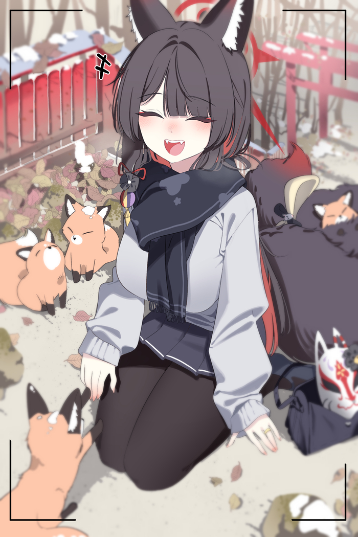 Kosaka Wakamo Blue Archive, Kosaka Wakamo, Anime Art, 