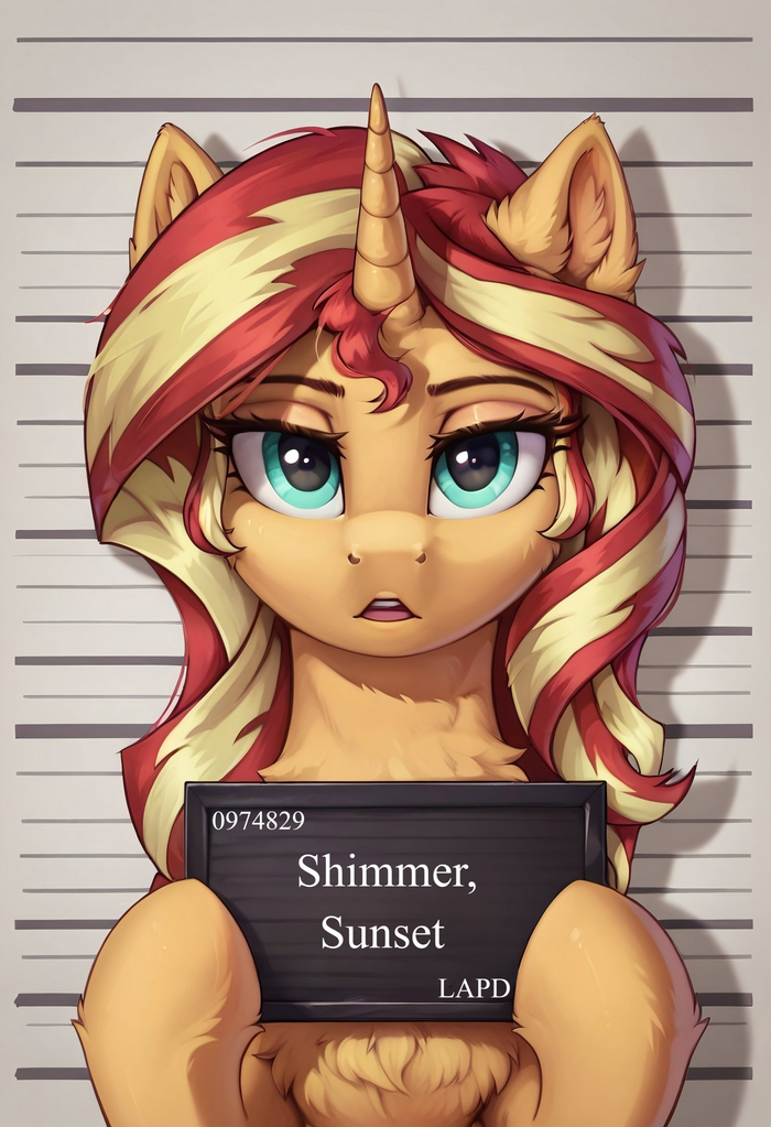    !  , My Little Pony, Ponyart, Sunset Shimmer