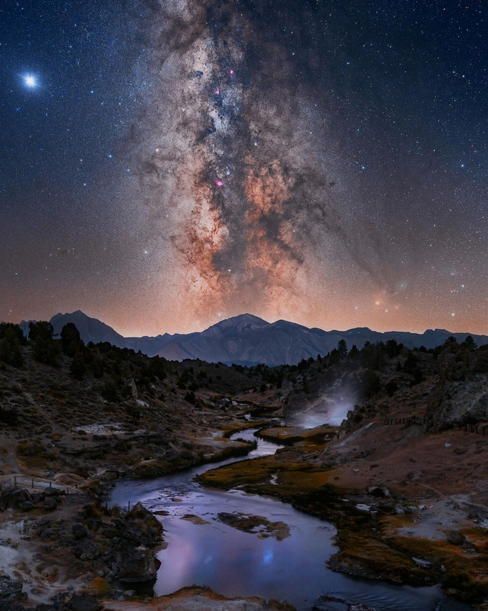 Геологический памятник Хот-Крик. США.