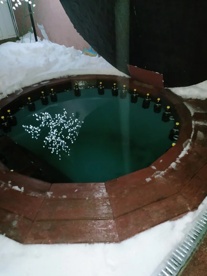Know-how in Nizhny Novgorod. A device to prevent ice from destroying the font in winter - Longpost, With your own hands, My, Craftsmen