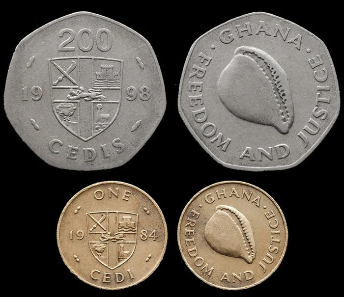 Not quite coins on coins. Ghana - My, Numismatics, Coin, Africa, The photo, Longpost