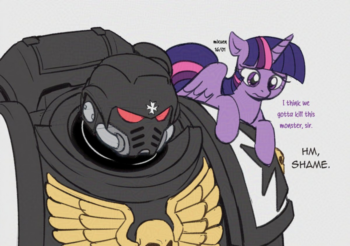  My Little Pony, Twilight Sparkle, MLP Crossover, Warhammer 40k