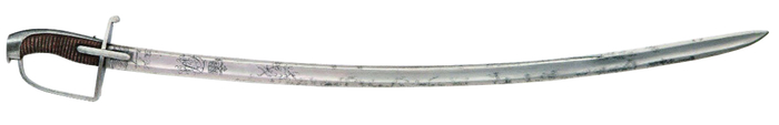 Британская офицерская сабля легкой кавалерии образца 1788 года