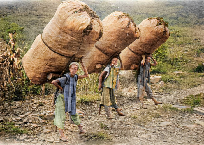 Любопытные фотографии из прошлого стран Азии. 20 раскрашенных фотографий ХХ века. Часть III Историческое фото, Старое фото, Корея, Вьетнам, Китай, Япония, Азия, 20 век, Фотография, Колоризация, Длиннопост