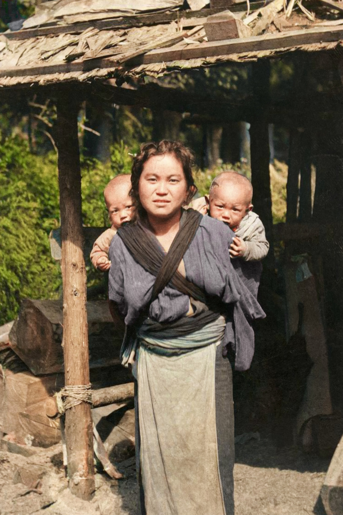 Любопытные фотографии из прошлого стран Азии. 20 раскрашенных фотографий ХХ века. Часть III Историческое фото, Старое фото, Корея, Вьетнам, Китай, Япония, Азия, 20 век, Фотография, Колоризация, Длиннопост