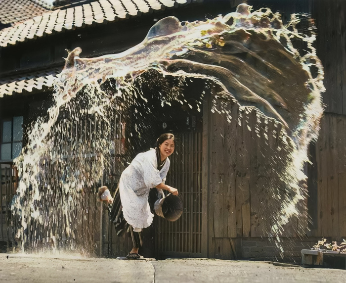 Любопытные фотографии из прошлого стран Азии. 20 раскрашенных фотографий ХХ века. Часть III Историческое фото, Старое фото, Корея, Вьетнам, Китай, Япония, Азия, 20 век, Фотография, Колоризация, Длиннопост