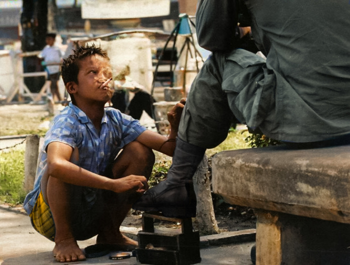 Любопытные фотографии из прошлого стран Азии. 20 раскрашенных фотографий ХХ века. Часть III Историческое фото, Старое фото, Корея, Вьетнам, Китай, Япония, Азия, 20 век, Фотография, Колоризация, Длиннопост