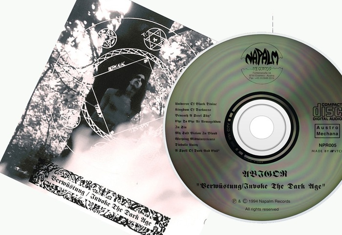  BLACK METAL.  . Abigor - 1994  Verwustung / Invoke the Dark Age - Napalm Records
