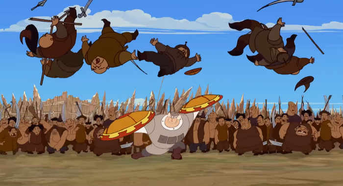 Наш богатырь против их Тёмной Силы...