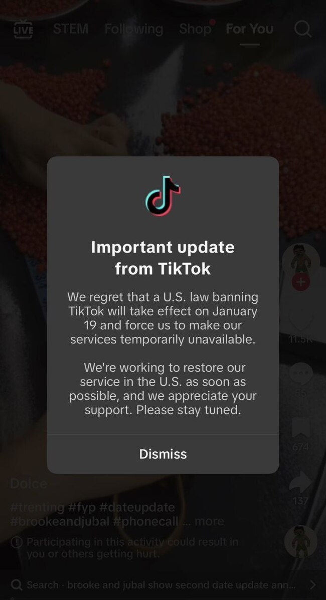 TikTok в оплоте демократии, ну то есть в США. ВСЕ