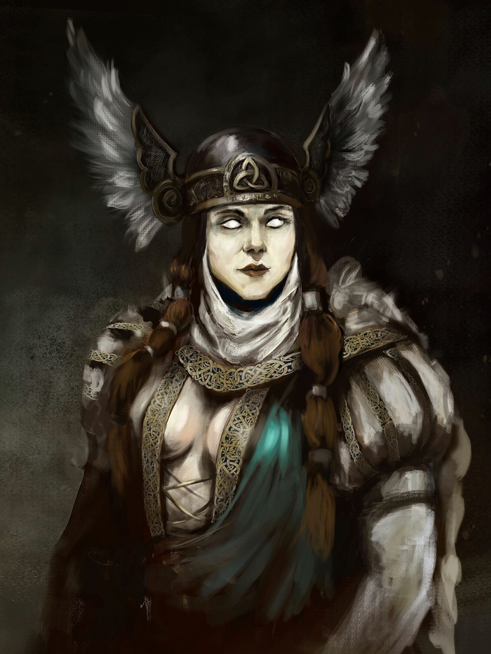 Валькирия из Disciples II от Степы Багдасаряна