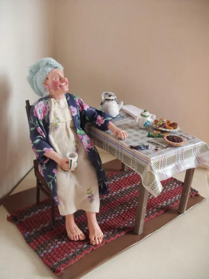 Amazing dolls by Irina Verkhgradskaya - Doll, Handmade dolls, Art, Decorative arts, Creative people, Miniature, Interior toy, Interior doll, Longpost