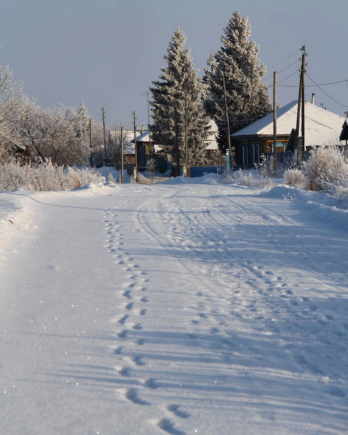Зима в деревне, Тюменская область