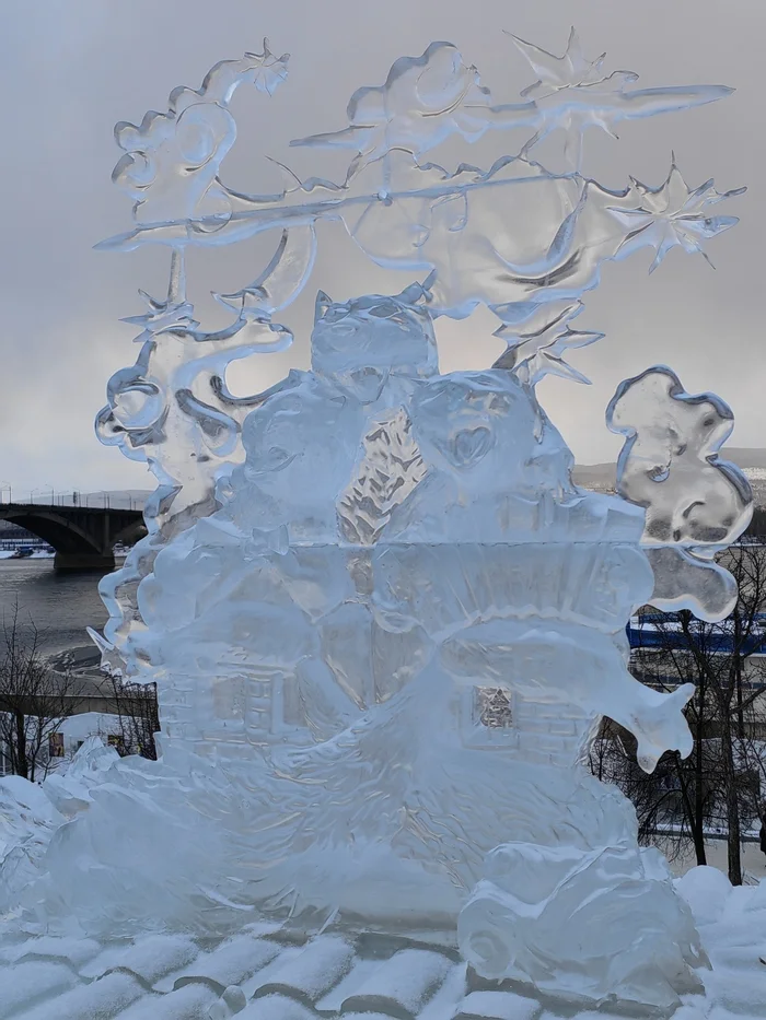 Ice Sculpture Exhibition in Krasnoyarsk - Ice sculpture, Krasnoyarsk, Longpost