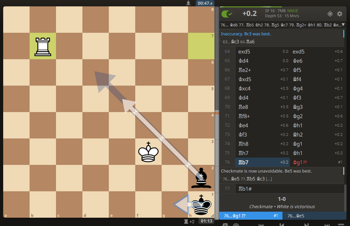 sumat777(2262) - G0ldman(2503)   76. b7