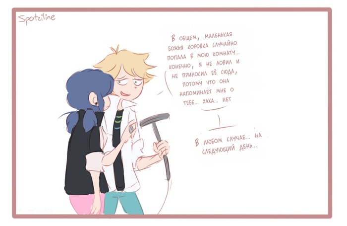   -     -__- , , , ,    -, Chat Noir, Marinette, Spatziline, 