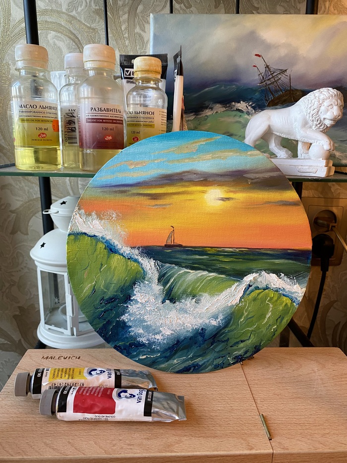 Холст / масло .