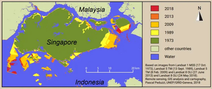 Страна, которая постоянно растёт. Как такое возможно? География, Страны, Познавательно, Факты, Сингапур, Вокруг света, Длиннопост Страна, которая постоянно растёт. Как такое возможно? География, Страны, Познавательно, Факты, Сингапур, Вокруг света, Длиннопост