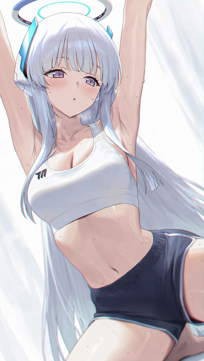   , Anime Art, , , Blue Archive, Ushio Noa, ,  , Amiki_3