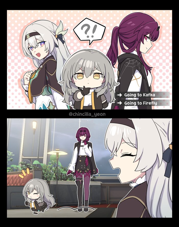   , Anime Art, , , Honkai: Star Rail, Stelle (Honkai: Star Rail), Firefly (Honkai: Star Rail), Kafka (Honkai: Star Rail), Silver Wolf (Honkai: Star Rail), Blade (Honkai: Star Rail), , Yun_ooyun