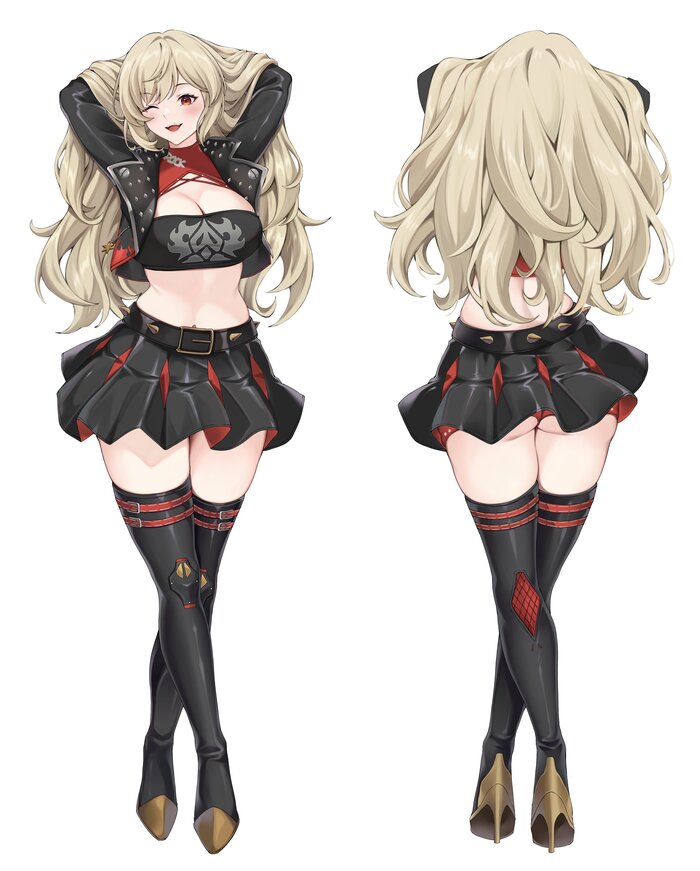 Burnice White #005 , Anime Art, Zenless Zone Zero, , , Burnice White (zzz)