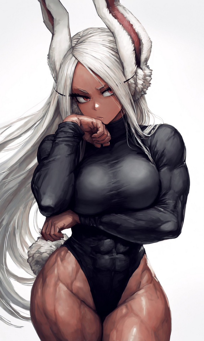  Anime Art, , Boku no Hero Academia, Miruko, Animal Ears,  