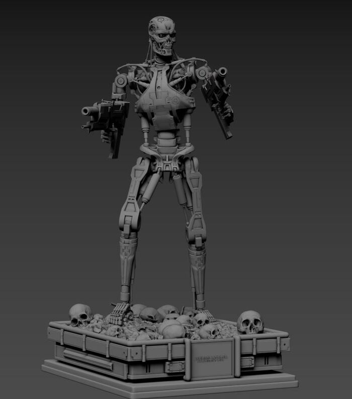 Terminator T-800 Endoskeleton 3D print model #4 , 3D , 3D , 3D , ,  ,  , 