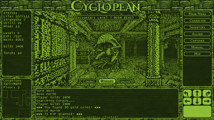 Cyclopean: The Great Abyss      Dungeon Crawler  ,   , Steam,  ,   , RPG, ,  , 