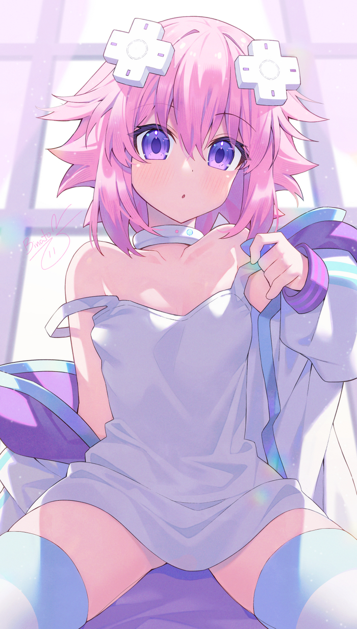 Neptune Anime Art, Hyperdimension Neptunia, Neptunia, Neptune, Binato_lulu