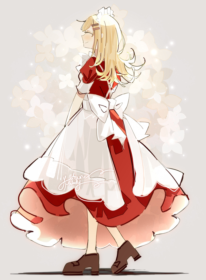 Financier Anime Art, Hyperdimension Neptunia, Neptunia, Financier (Neptunia), , Yitsune Melody