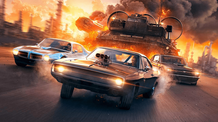 Официальный арт для игры "Fast & Furious Crossroads".