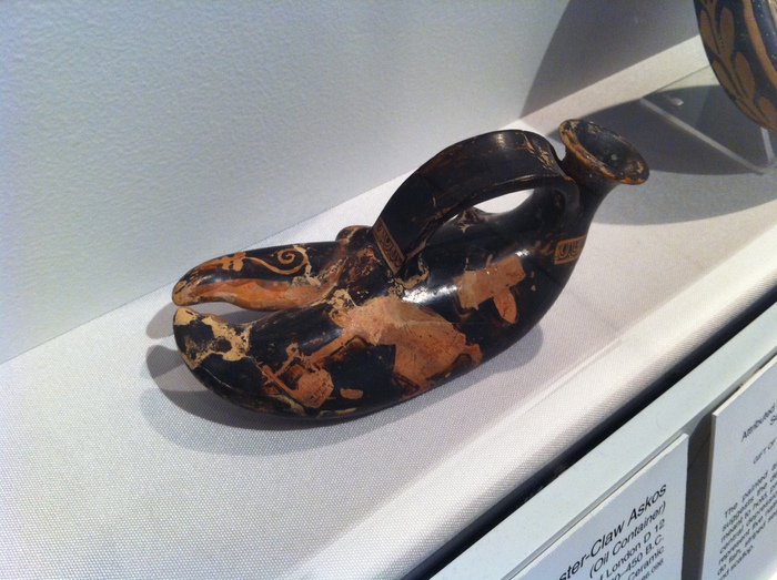 Экспонат из неизвестного музея (предположительно Великобритания)