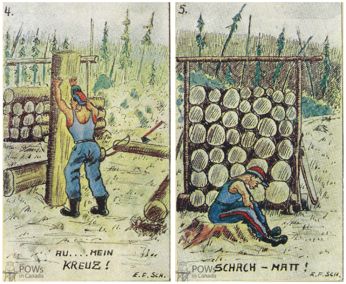 Отлынивает от работы. И где конвой?