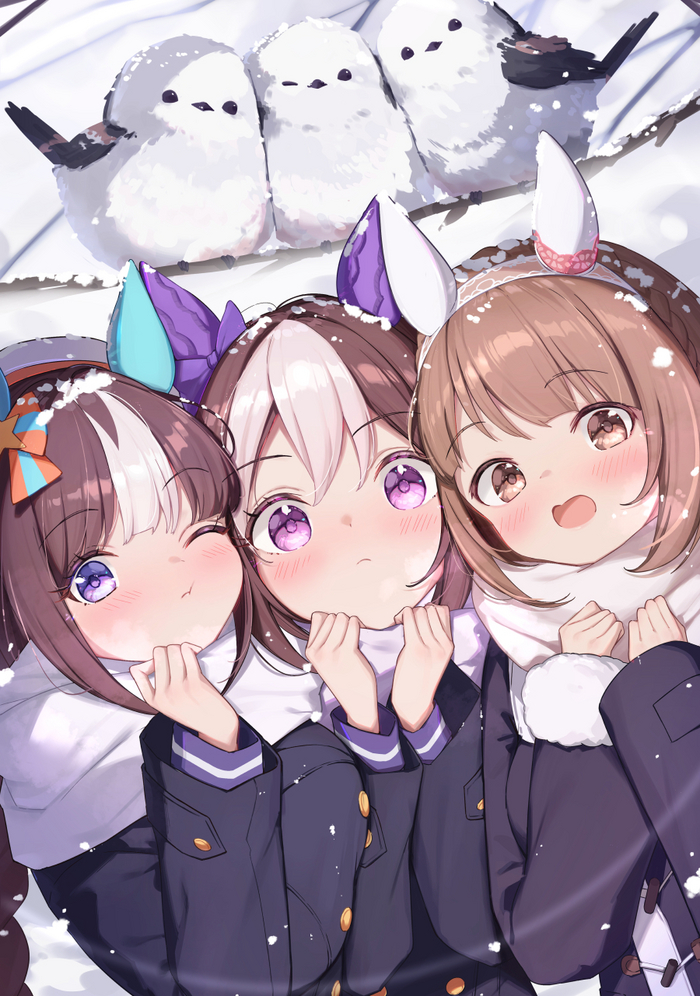   (Shima Enaga) , Anime Art, Uma Musume Pretty Derby, Animal Ears, Special Week, Hokko Tarumae,  , , 