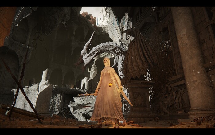 Очень видна тут отсылка к "Матери Драконов" конечно)