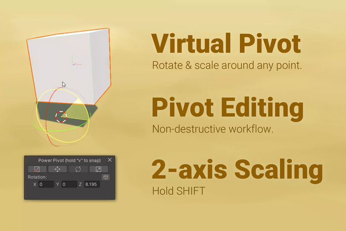        power pivot rotate scale edit  asset store unity ,  , , Gamedev, , Asset store, Unity, Asset, Unity3D, 