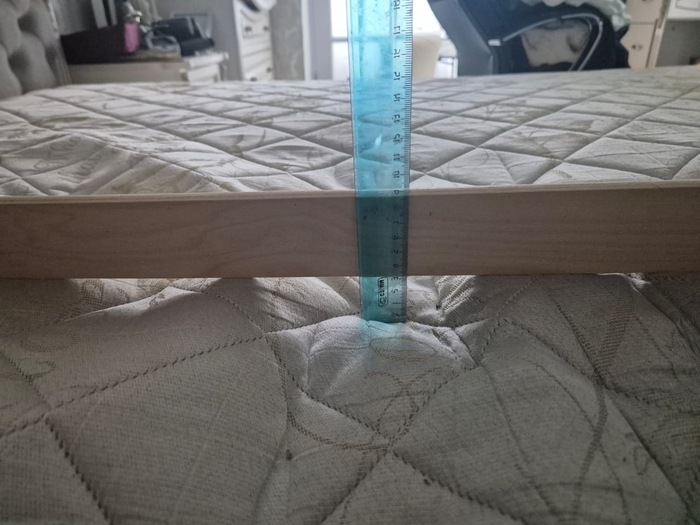 Вот косяк, весь матрац поплыл.