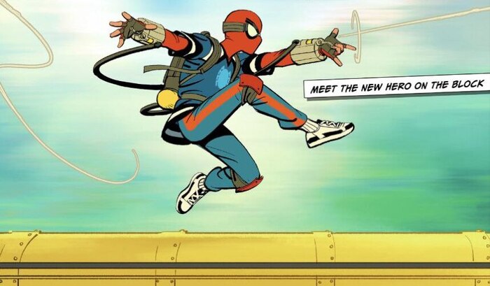 Отрывок постера мультсериала "Ваш дружелюбный сосед Человек-паук"