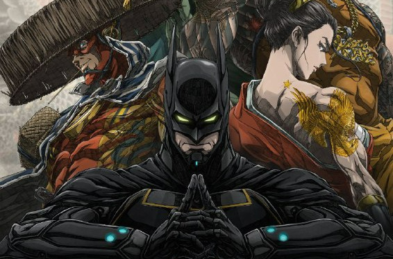 Отрывок постера мультфильма "Бэтмен-ниндзя против Лиги Якудза"