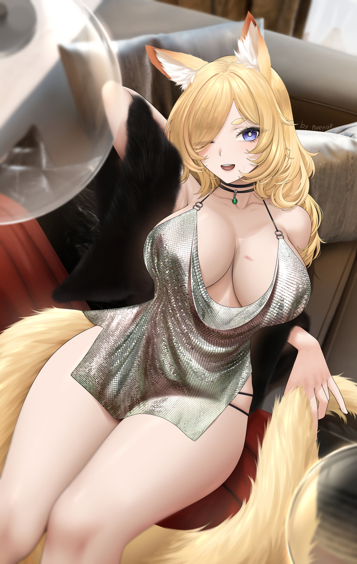 Whislash Anime Art, , Arknights, Whislash, Animal Ears, , 