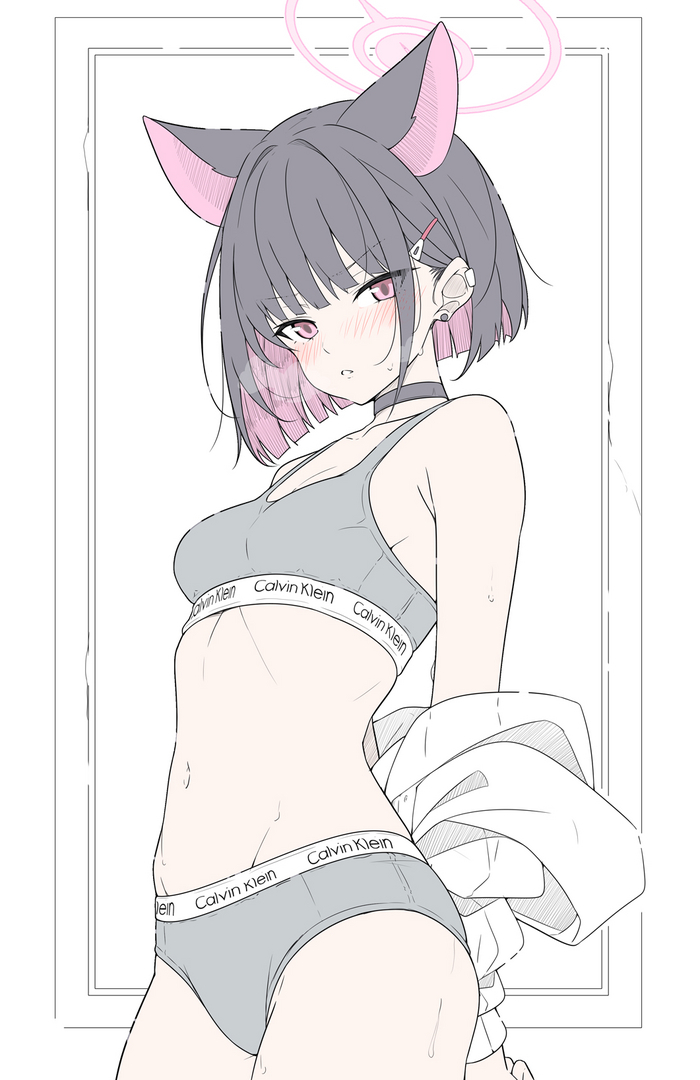 Kazusa Blue Archive, Kyouyama Kazusa, , , , Anime Art, , T1kosewad, Animal Ears