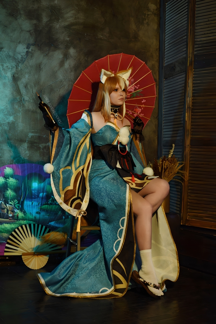 Miss Hina cosplay , , , Miss Hina, Genshin Impact, Gorou, , 