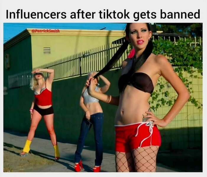 Перевод: Инфлюенсерши после отмены Тиктока.