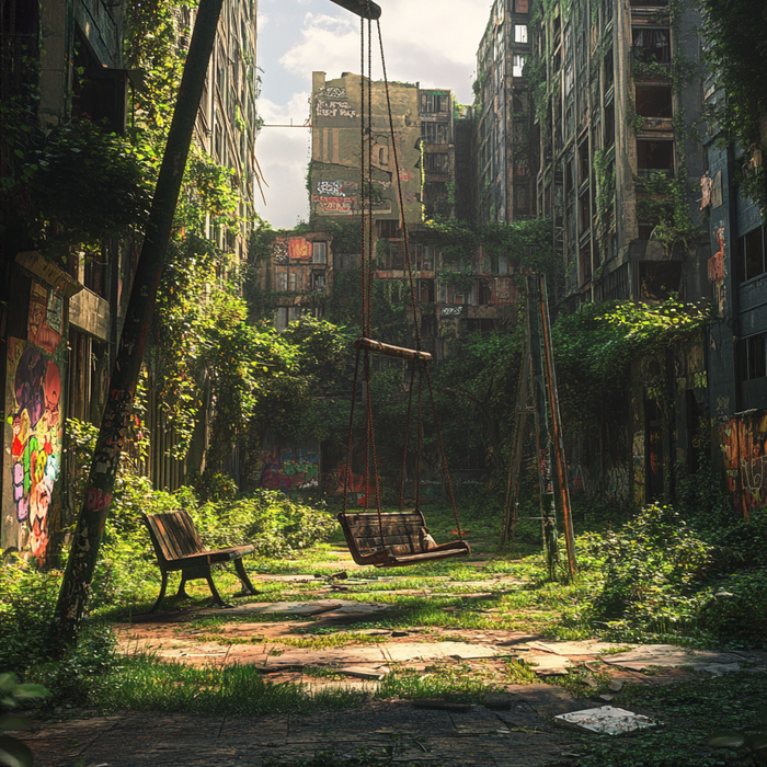 Мир после нас Киберпанк, Постапокалипсис, Будущее, Картинки, Длиннопост