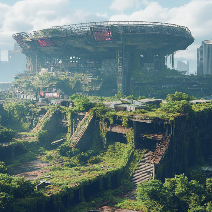 Мир после нас Киберпанк, Постапокалипсис, Будущее, Картинки, Длиннопост