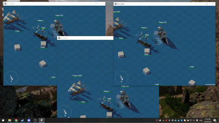Первый тест мультиплеера